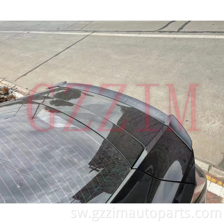 Vifaa vya nje ABS kaboni nyuzi nyuma ya boot mrengo wa mrengo wa elantra 2020